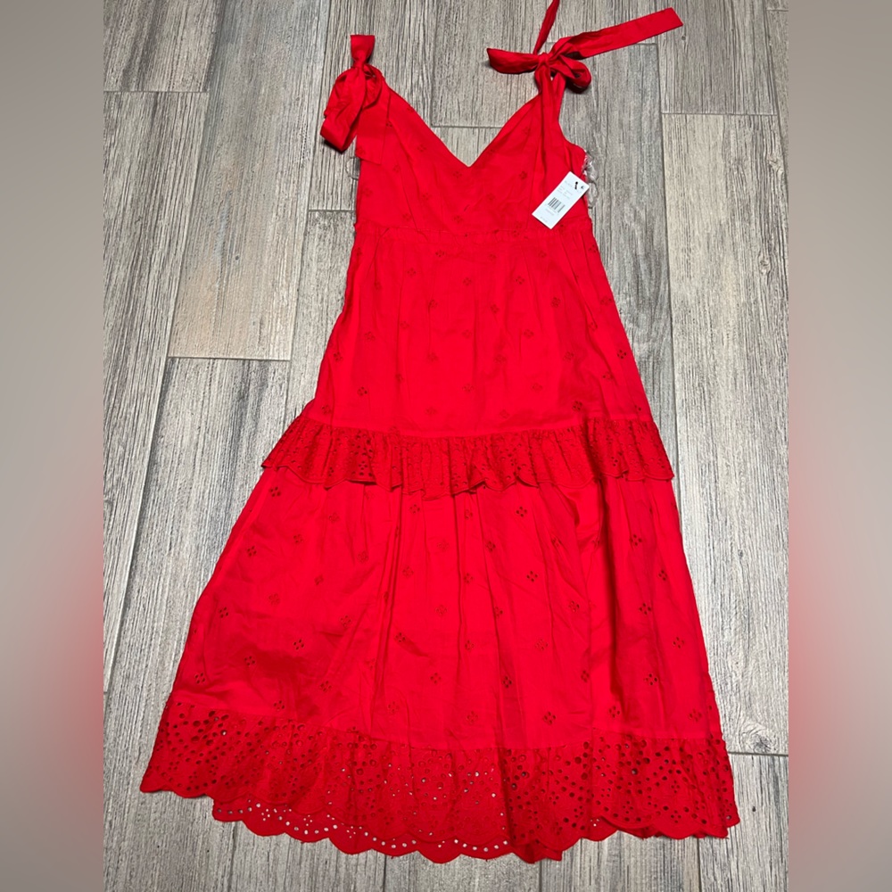 Beautiful Red Summer Dress New with Tags